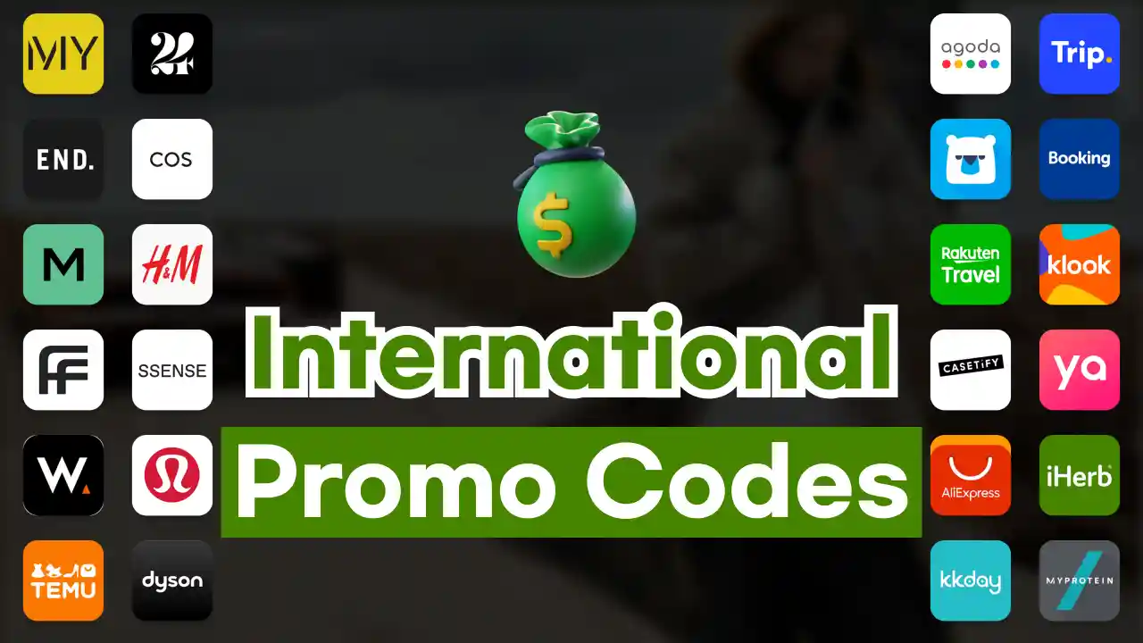 International Promo Codes & Coupons Compilation [2025] | Deals & Sales ...