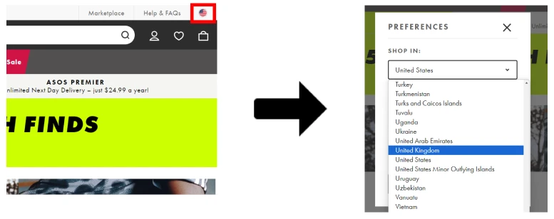 아소스 직구 요약 (한국, 미국)