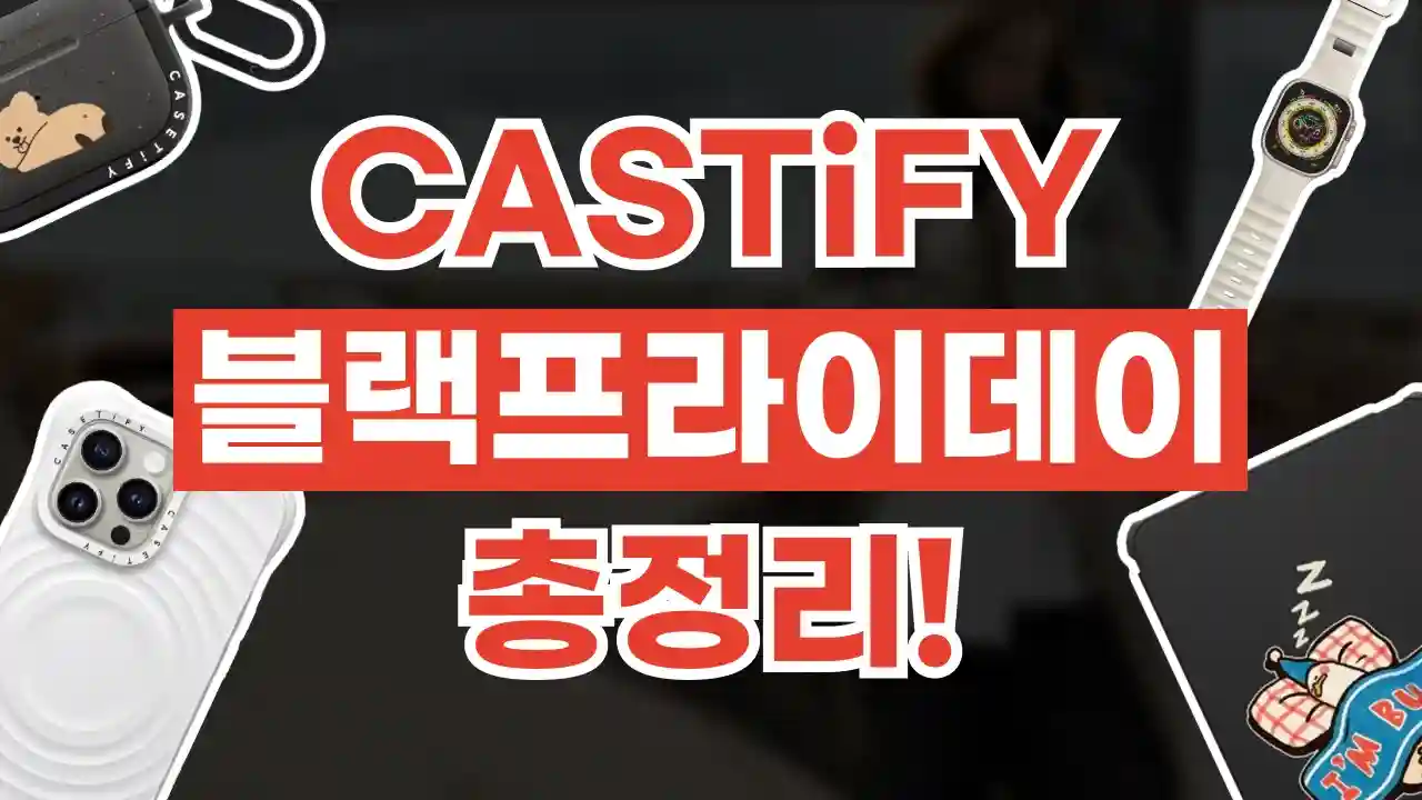 케이스티파이 블랙프라이데이 30% 할인