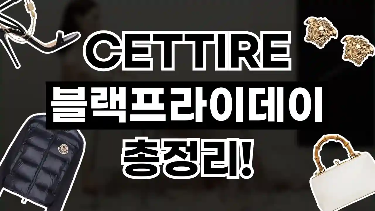 세타이어 블랙프라이데이 총정리