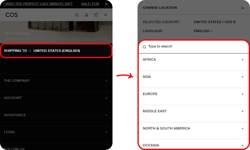 코스 직구 요약
