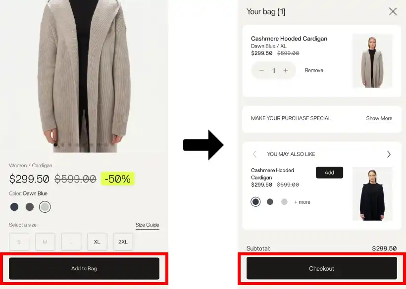 고비캐시미어 블랙프라이데이 할인코드 사용 방법