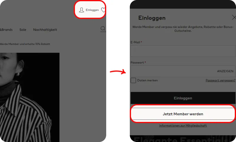 H&M 생일쿠폰 발급 방법(독일)