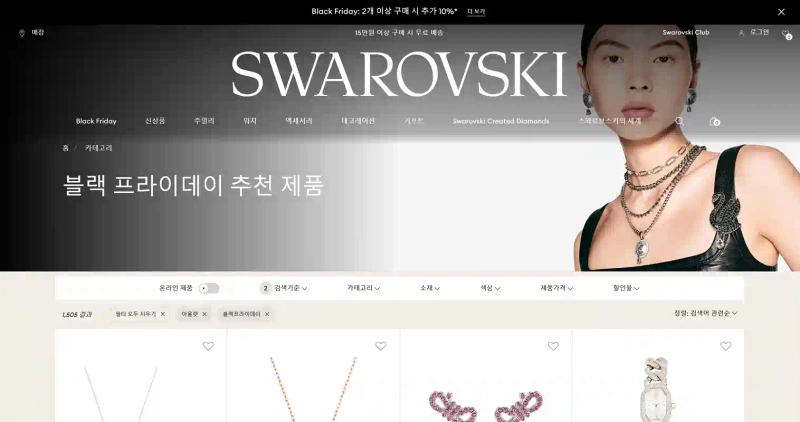 스와로브스키: 크리스탈 주얼리의 아이콘 스와로브스키: 크리스탈 주얼리의 아이콘