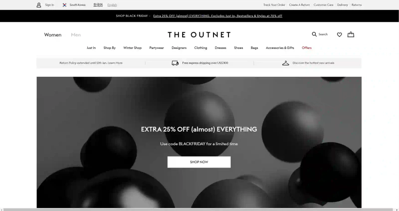 더아웃넷: 스마트한 럭셔리 쇼핑 더아웃넷: 스마트한 럭셔리 쇼핑