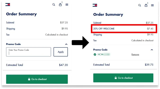 할인코드 사용방법